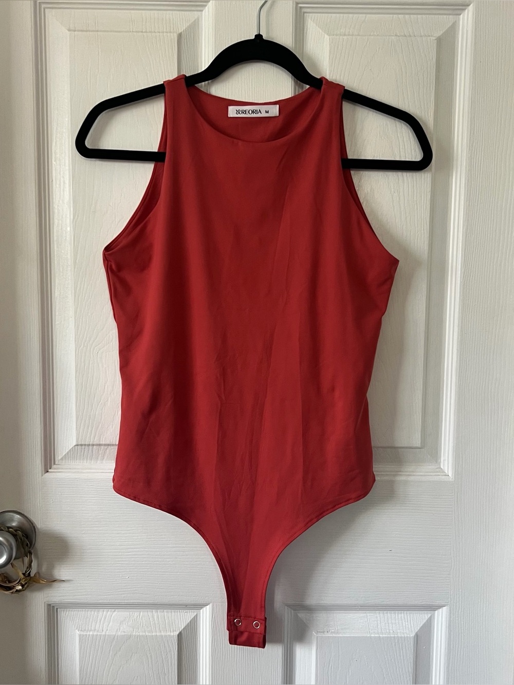 coral high neck bodysuit